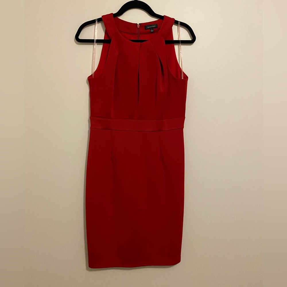 Spense red cocktail dress